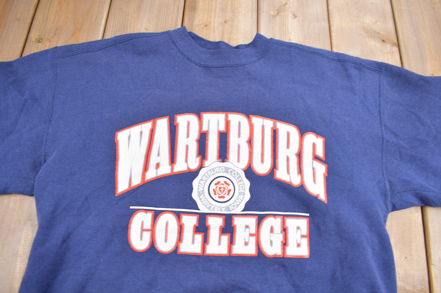 Vintage 1990s Wartburg College Collegiate Crewneck Men's Large from propervintagecanada
