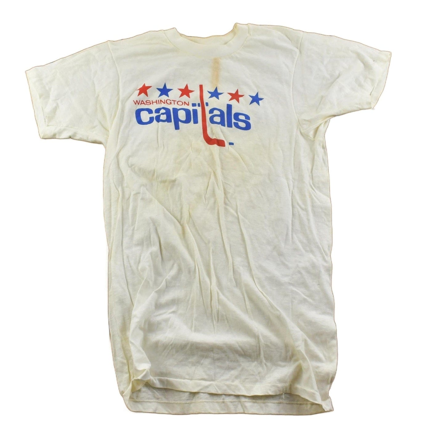 Vintage 1990s Washington Capitals Graphic NHL Hockey T-Shirt Men's Large from propervintagecanada
