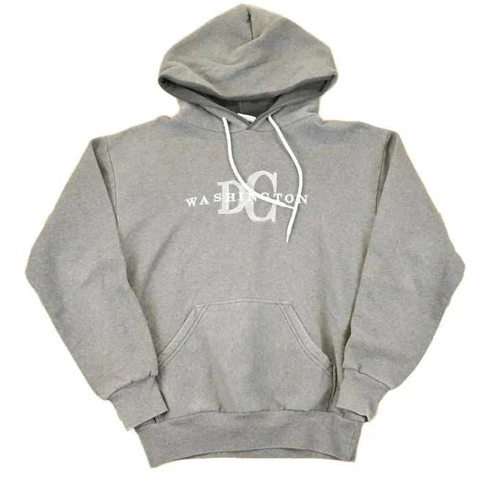 Vintage 1990s Washington DC Embroidered Hoodie Sweatshirt Mens M / Made In USA / 90's Destination Sweater from propervintagecanada