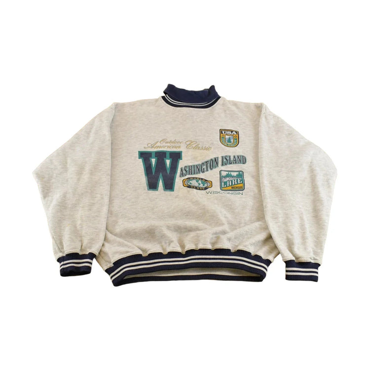 Vintage 1990s Washington State Inside Out Crewneck Sweatshirt Men's M Men's XL from propervintagecanada