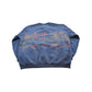 Vintage 1990s Water Wheel Forest All Over Print Quarter Button Sweater Men's XL from propervintagecanada