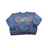 Vintage 1990s Water Wheel Forest All Over Print Quarter Button Sweater Men&