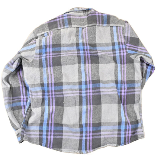 Vintage 1990s Wearguard Plaid Flannel Button Up Shirt Men's L from propervintagecanada