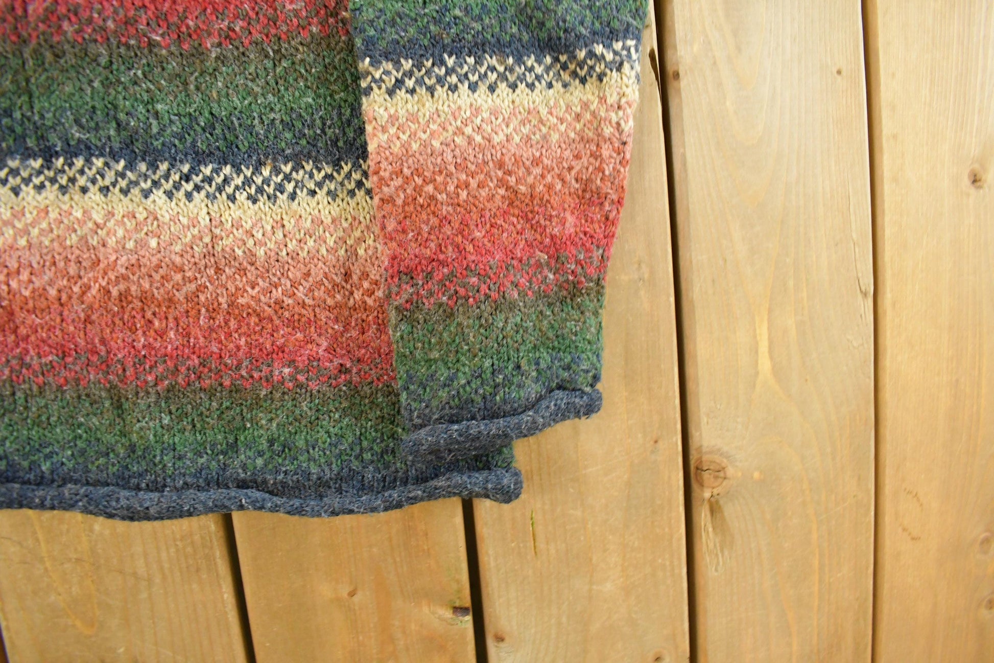 Vintage 1990s Weathervane Knit Mockneck Sweater Women's M from propervintagecanada