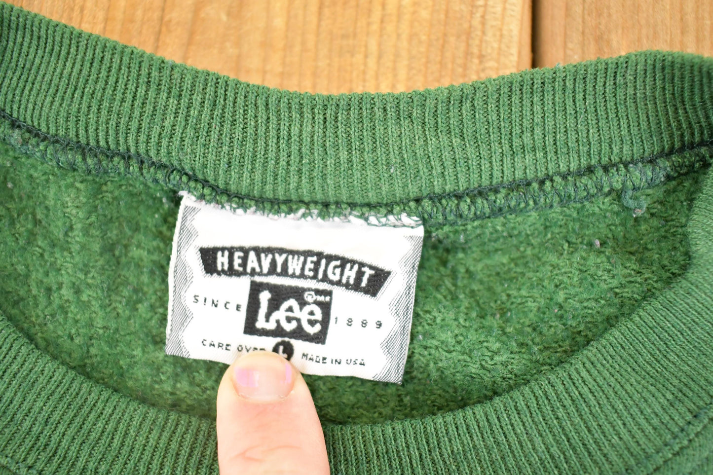 Vintage 1990s Wesley Woods Christian Camping Souvenir Crewneck Sweatshirt Men's L / 90's Tourist Vacation Graphic Sweater from propervintagecanada