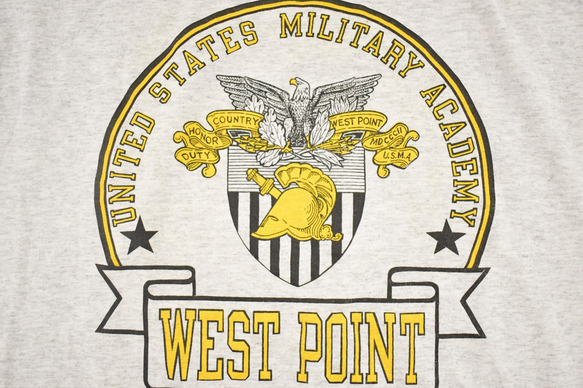 Vintage 1990s West Point Collegiate T-Shirt Men's L from propervintagecanada