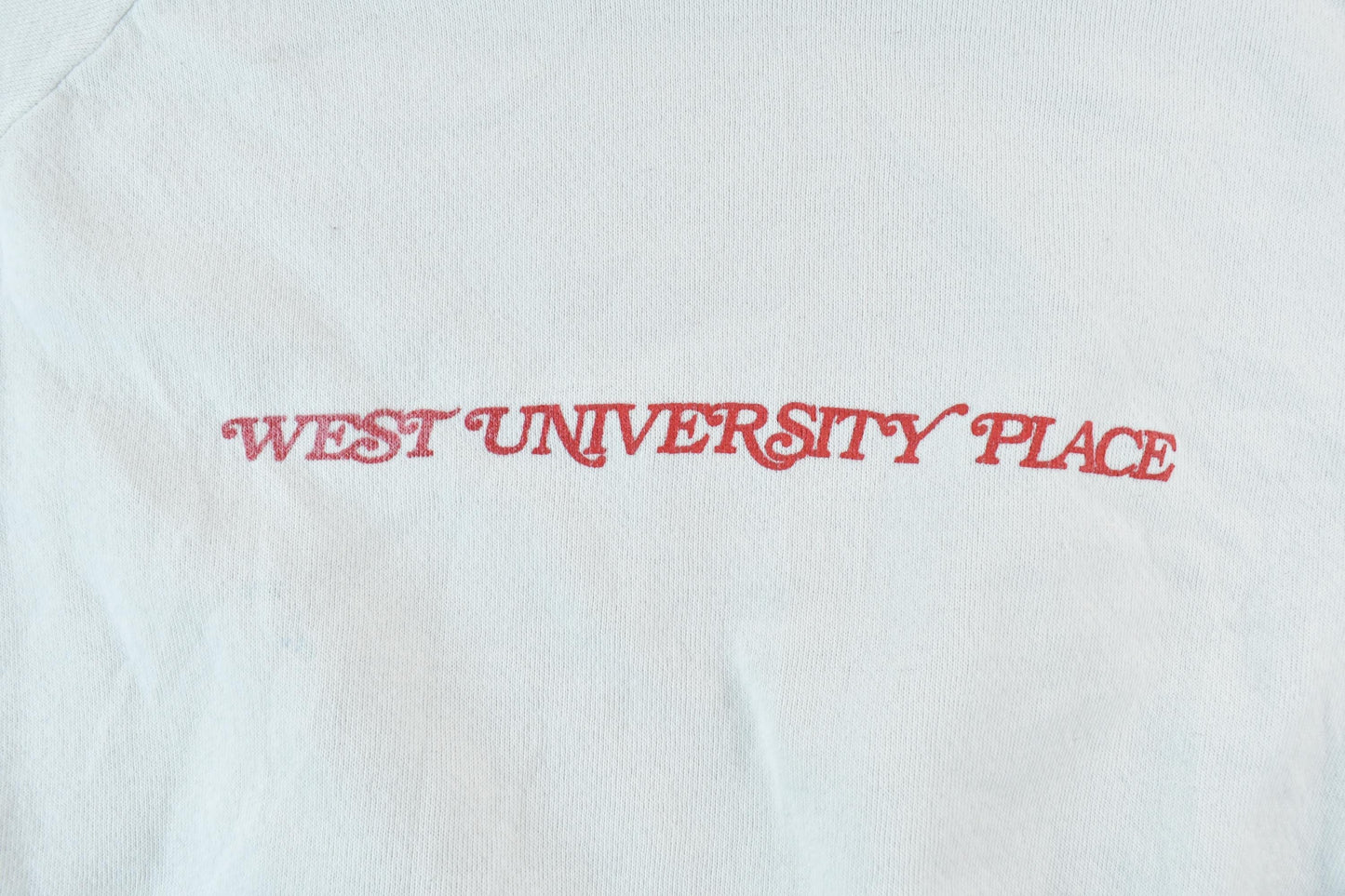 Vintage 1990s West University Place Collegiate Crewneck Men's Medium from propervintagecanada