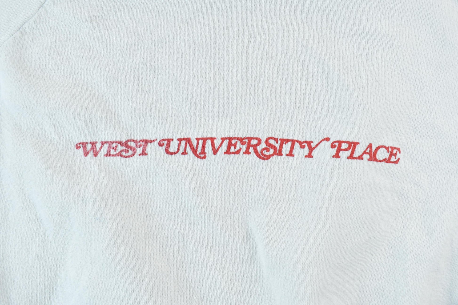 Vintage 1990s West University Place Collegiate Crewneck Men's Medium from propervintagecanada