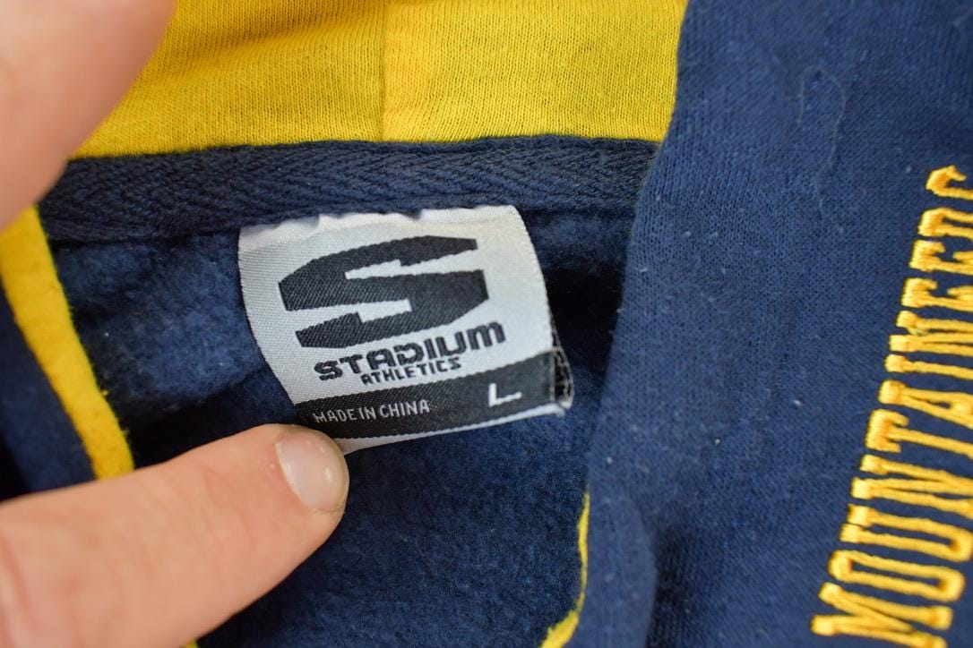 Vintage 1990s West Virginia Mountaineers University Hoodie Men's Large from propervintagecanada