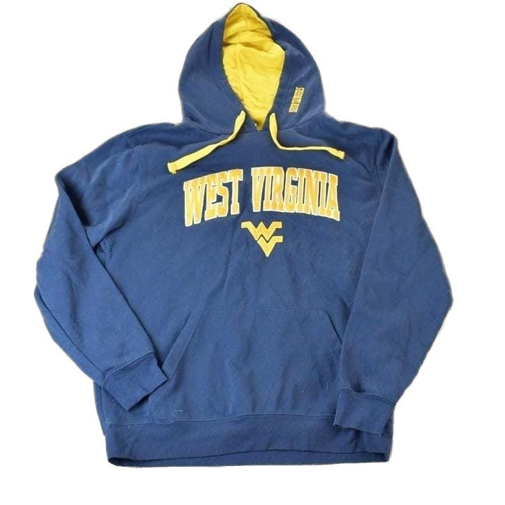 Vintage 1990s West Virginia Mountaineers University Hoodie Men's Large from propervintagecanada