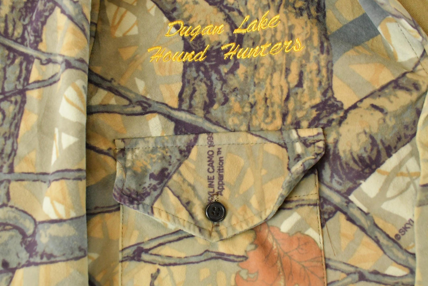 Vintage 1990s Westark Tree Camo Button Up Shirt Men's Large from propervintagecanada