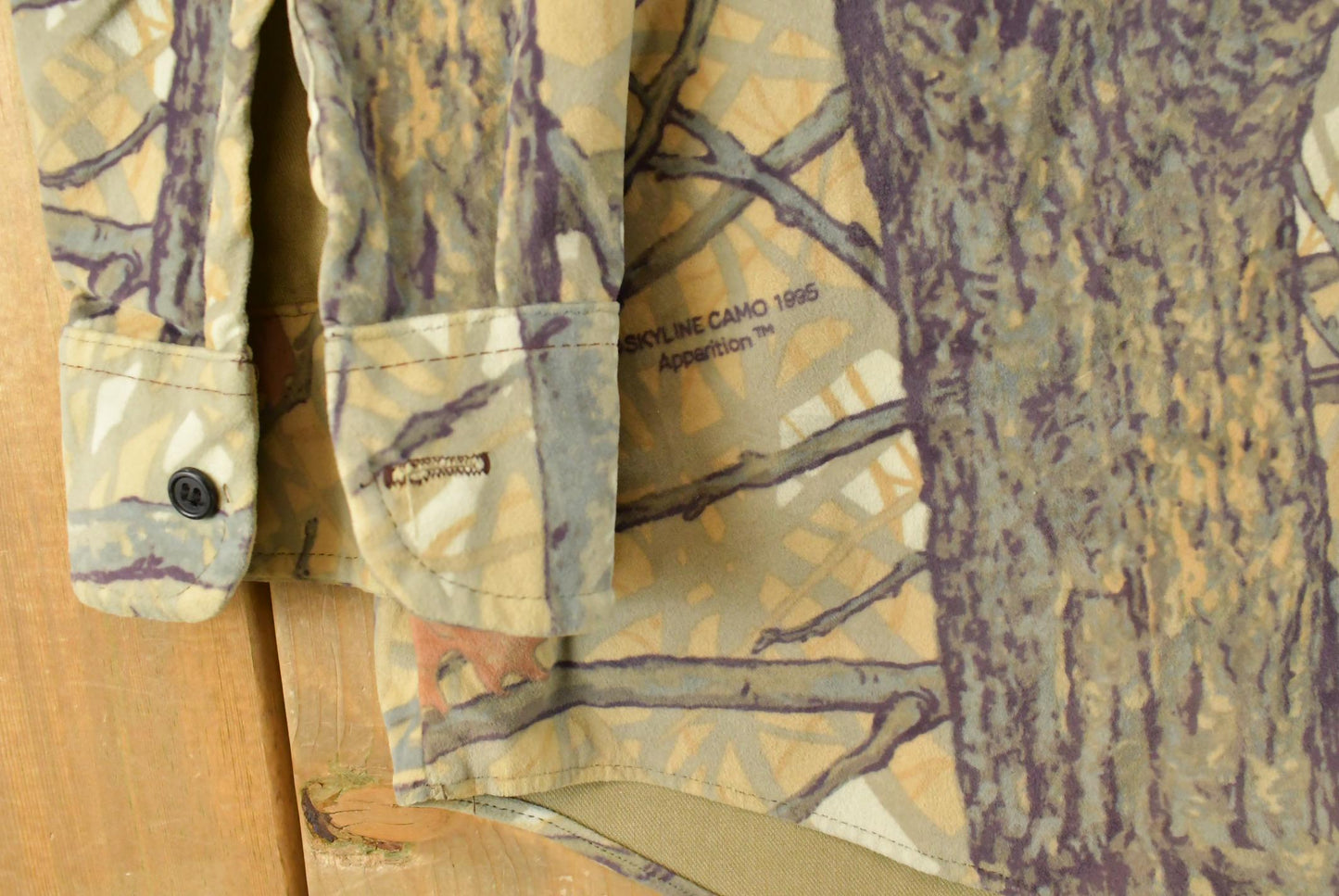 Vintage 1990s Westark Tree Camo Button Up Shirt Men's Large from propervintagecanada