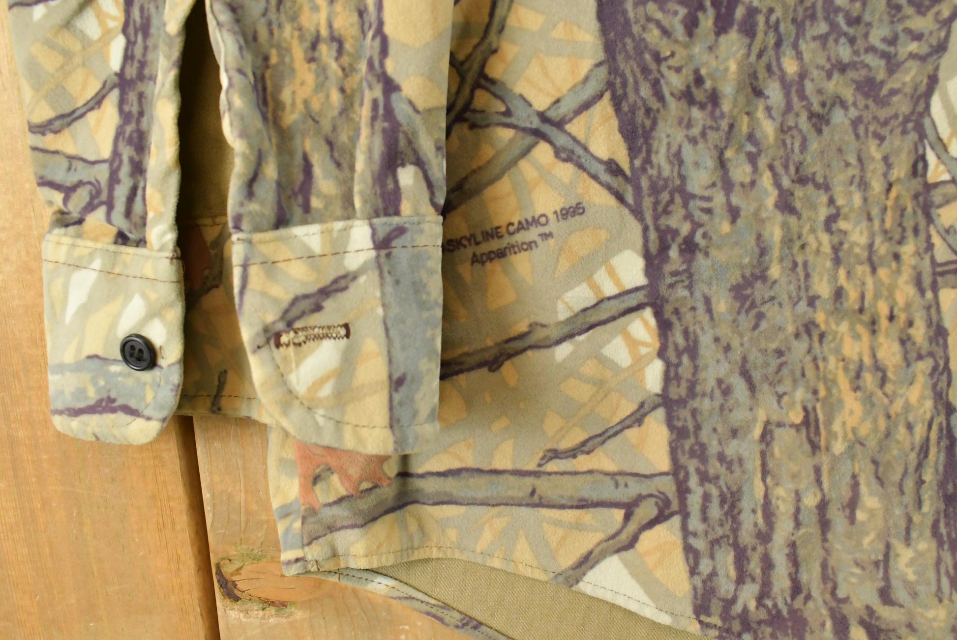 Vintage 1990s Westark Tree Camo Button Up Shirt Men's Large from propervintagecanada
