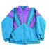 Vintage 1990s Westbound Sport Abstract Windbreaker Jacket Women&