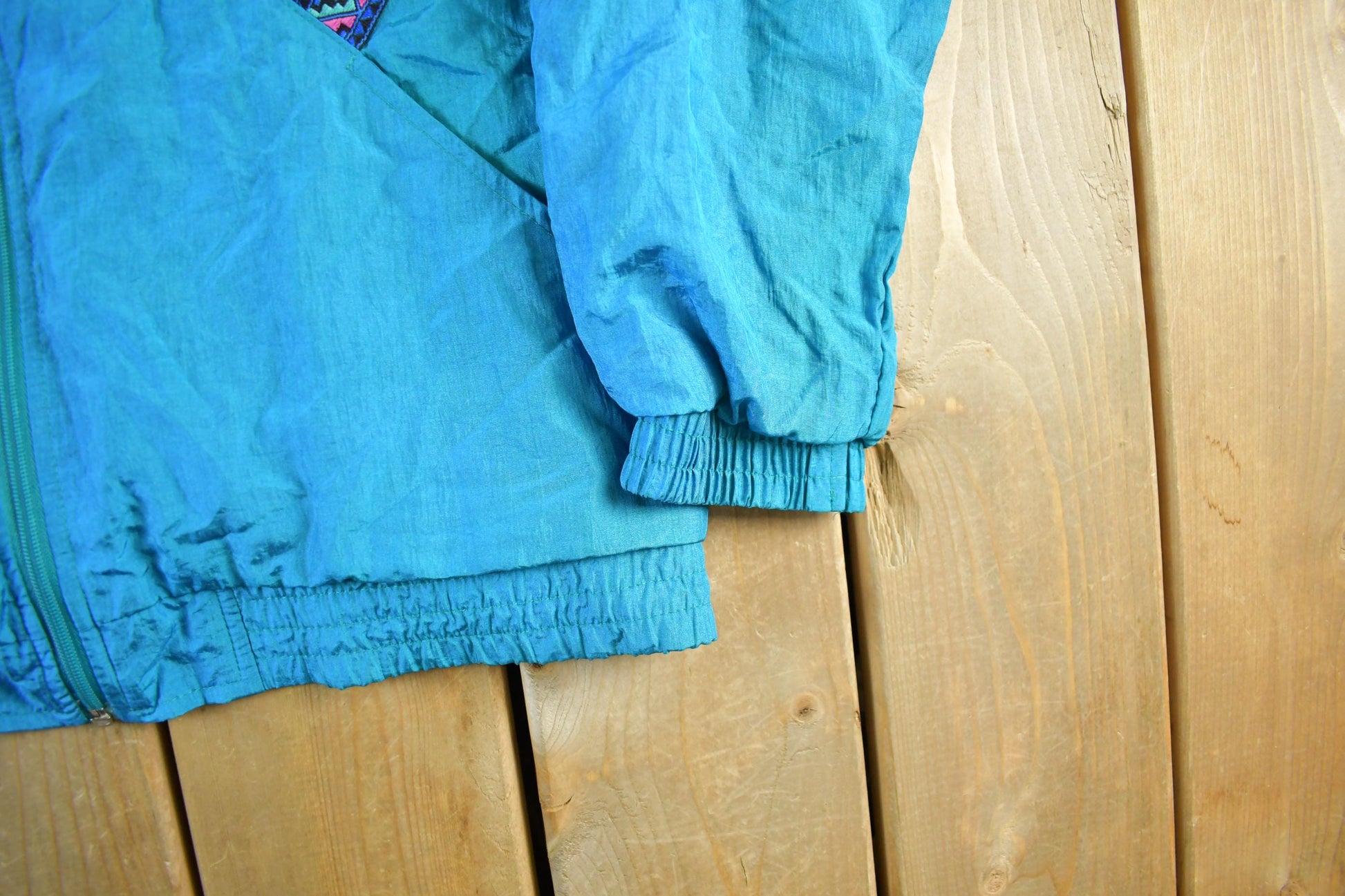 Vintage 1990s Westbound Sport Abstract Windbreaker Jacket Women's Medium from propervintagecanada