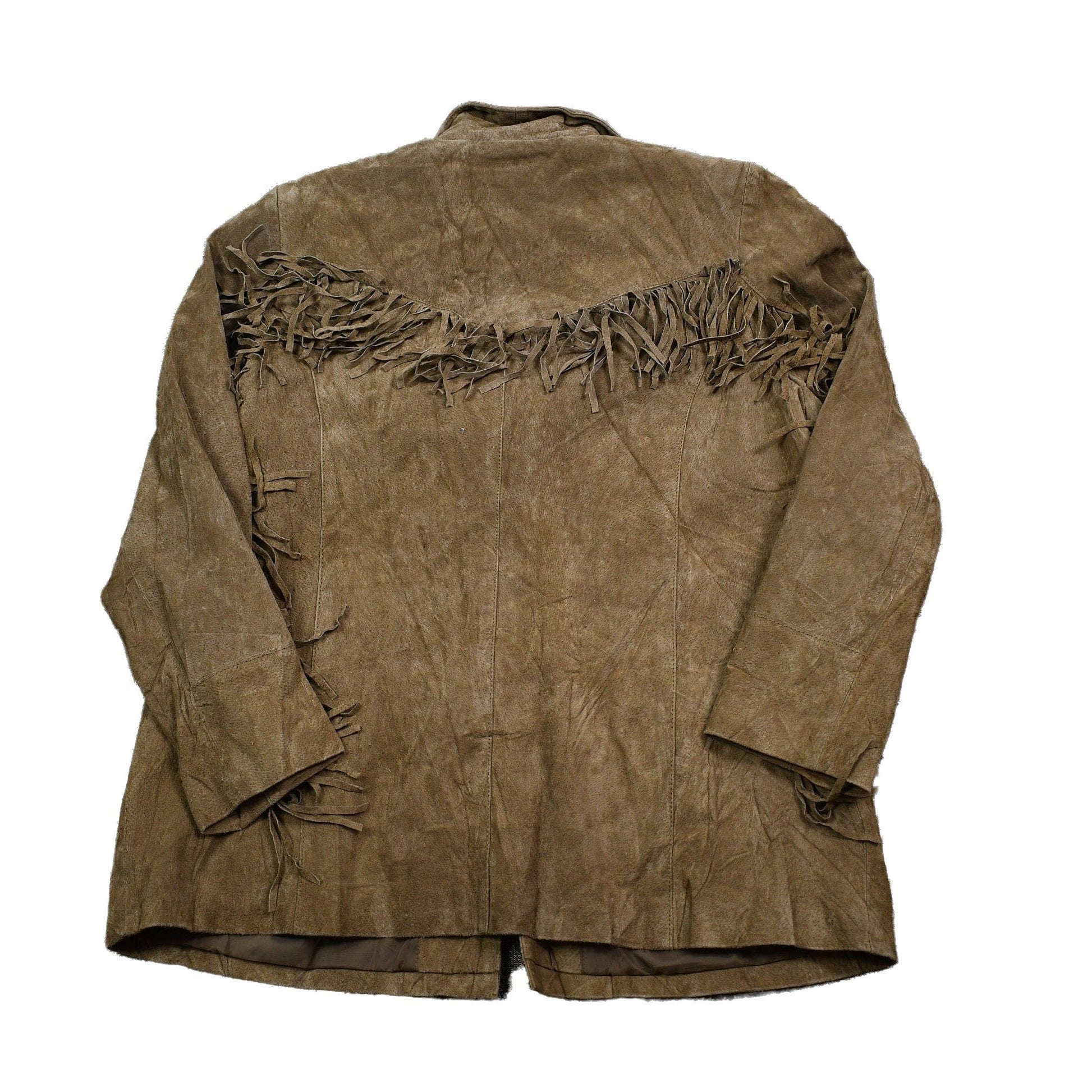 Vintage 1990s Western Fringe Jacket Women's M from propervintagecanada