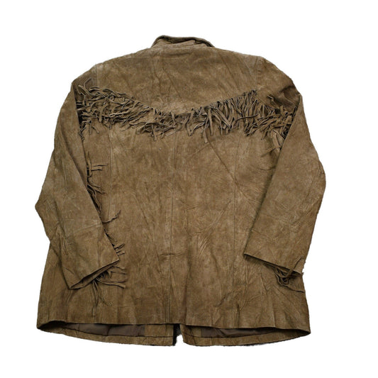 Vintage 1990s Western Fringe Jacket Women's M from propervintagecanada