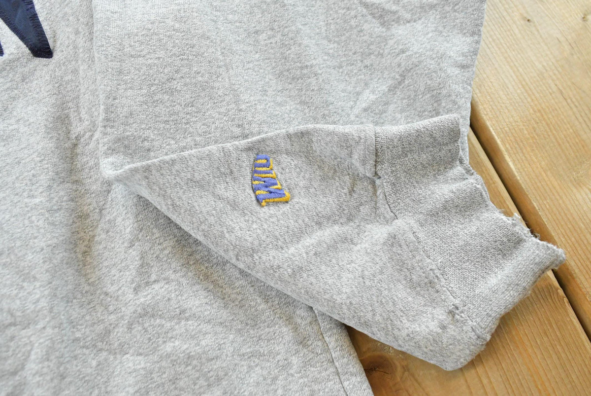 Vintage 1990s Western Illinois University Collegiate Crewneck Sweatshirt Men's S / College Spell Out / 90s Streetwear / Made in USA from propervintagecanada