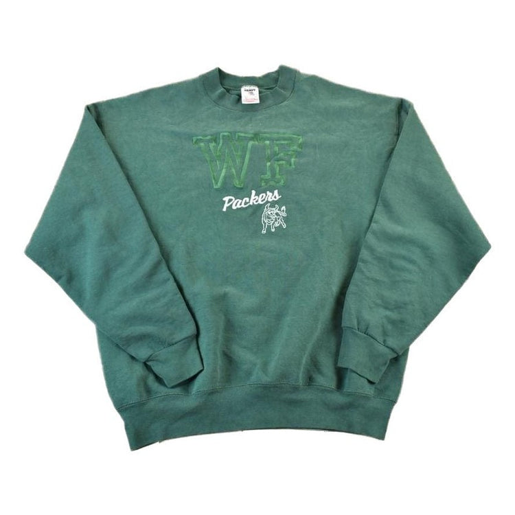 Vintage 1990s WF Packers University Crewneck Men's Large from propervintagecanada