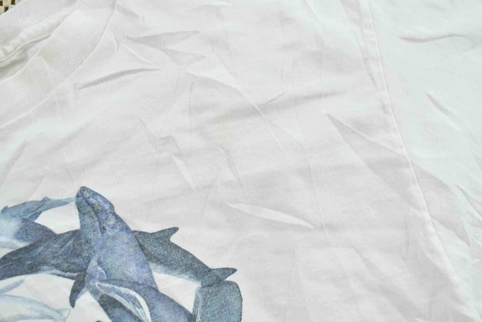 Vintage 1990s Whale Animal Graphic T-Shirt Mens L from propervintagecanada