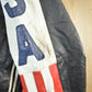 Vintage 1990s WHEREMI USA Leather Jacket Men's XL from propervintagecanada