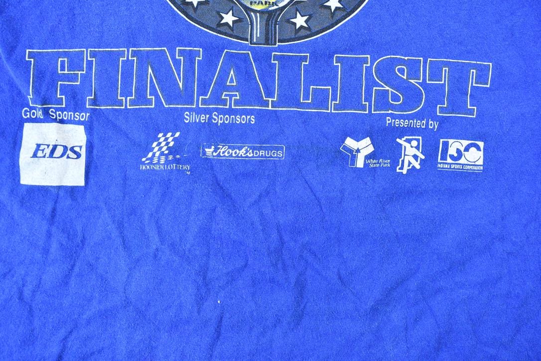 Vintage 1990s White River State Games Finalist Single Stitch Graphic T-Shirt Men's L from propervintagecanada