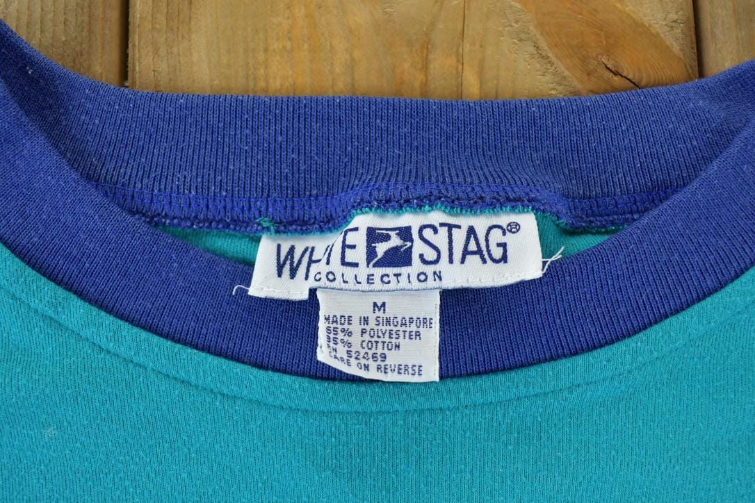 Vintage 1990s White Stag Boating Crewneck Sweatshirt Made In USA Men's Large from propervintagecanada