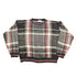 Vintage 1990s Whitefish Bay Plaid Knitted Crewneck Sweater Men&