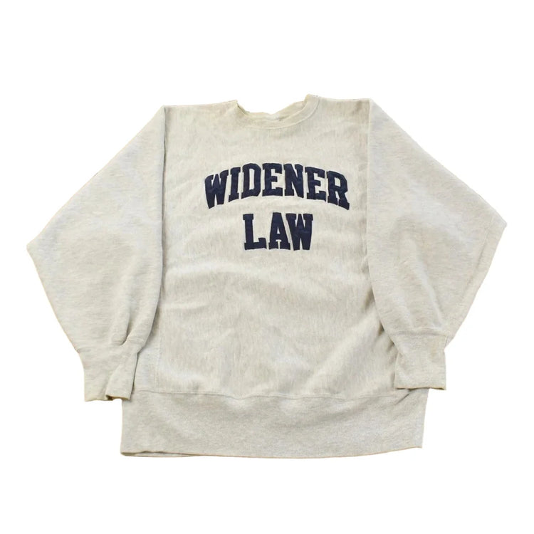 Vintage 1990s Widener Law Champion Reverse Weave Crewneck Sweatshirt Men's Large from propervintagecanada
