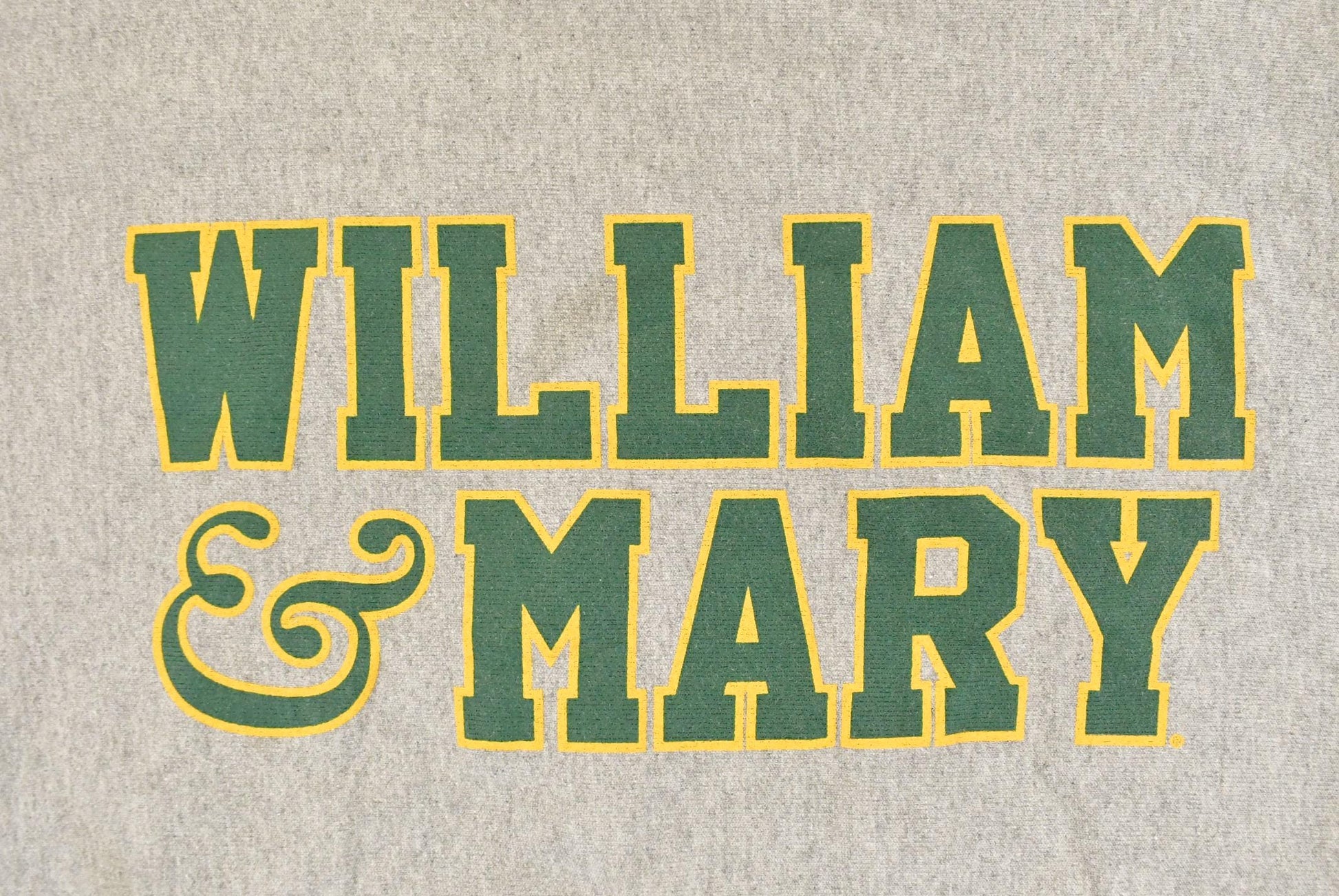 Vintage 1990s William & Mary University Collegiate Champion Reverse Weave Crewneck Sweatshirt Men's Large from propervintagecanada