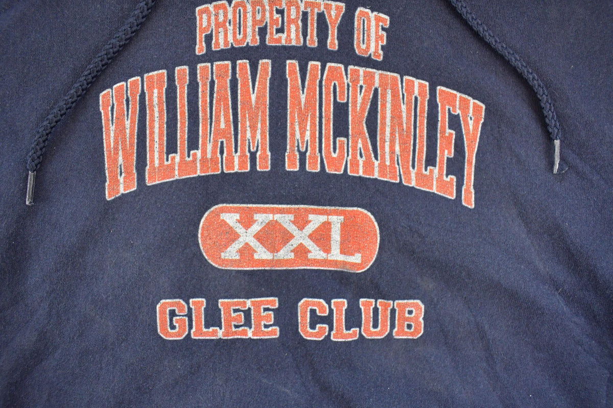 Vintage 1990s William Mckinley Glee Club Collegiate Hoodie Sweatshirt Men's M / Vintage Ultimate Hanes Pro / 90s Streetwear / Athleisure from propervintagecanada