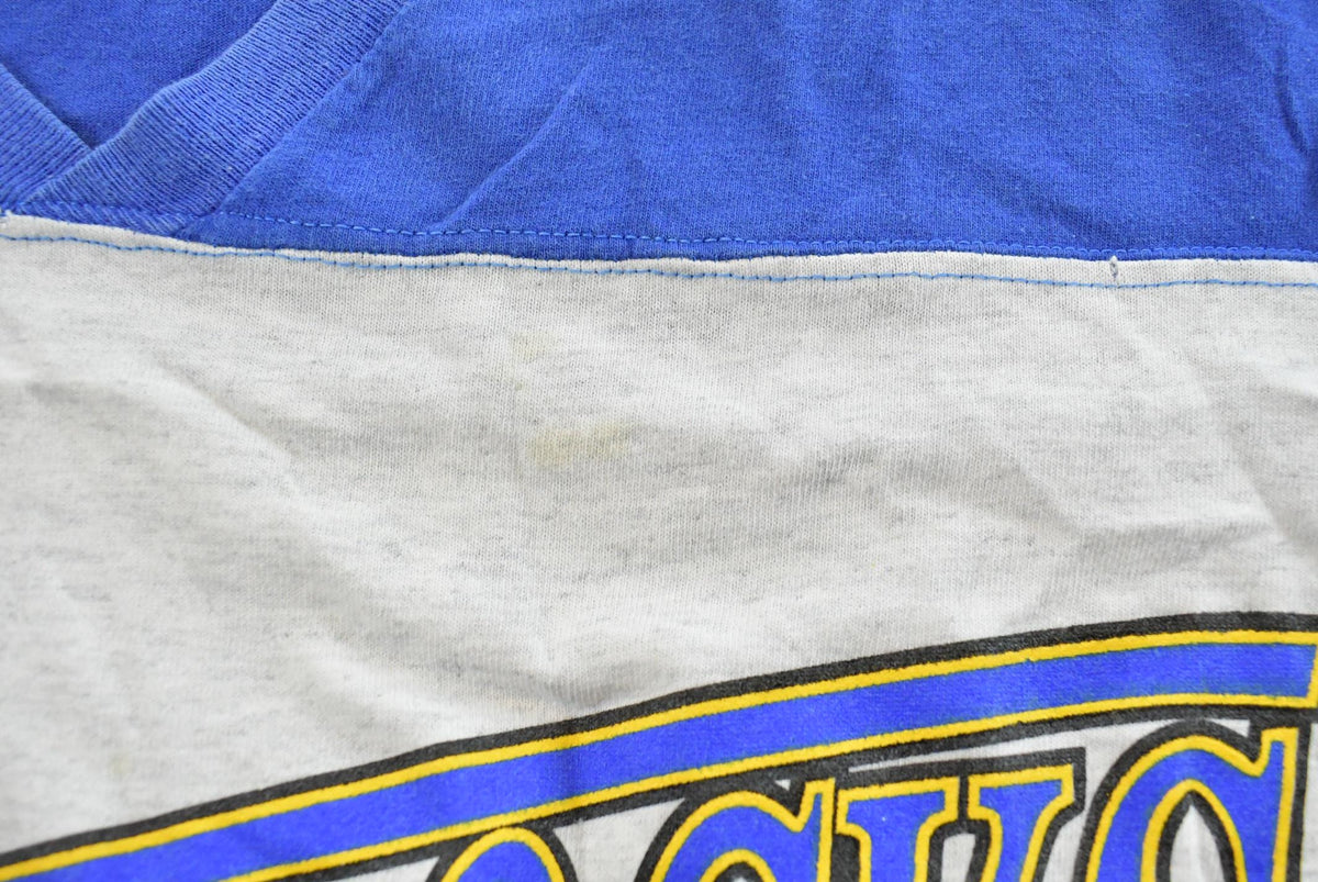 Vintage 1990s Wilmington Blue Rocks Baseball Three Quarter Sleeve T-Shirt Mens M from propervintagecanada