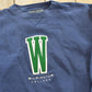 Vintage 1990s Wilmington College University Collegiate Embroidered Crewneck Sweatshirt Mens L from propervintagecanada