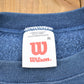 Vintage 1990s Wilson Blank Navy Blue Crewneck Sweatshirt Men's XL from propervintagecanada