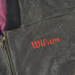 Vintage 1990s Wilson Golf & Tennis Team Embroidered Leather Bomber Jacket Men's Large from propervintagecanada