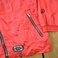 Vintage 1990s Wilson Red Windbreaker Jacket Men's Medium from propervintagecanada