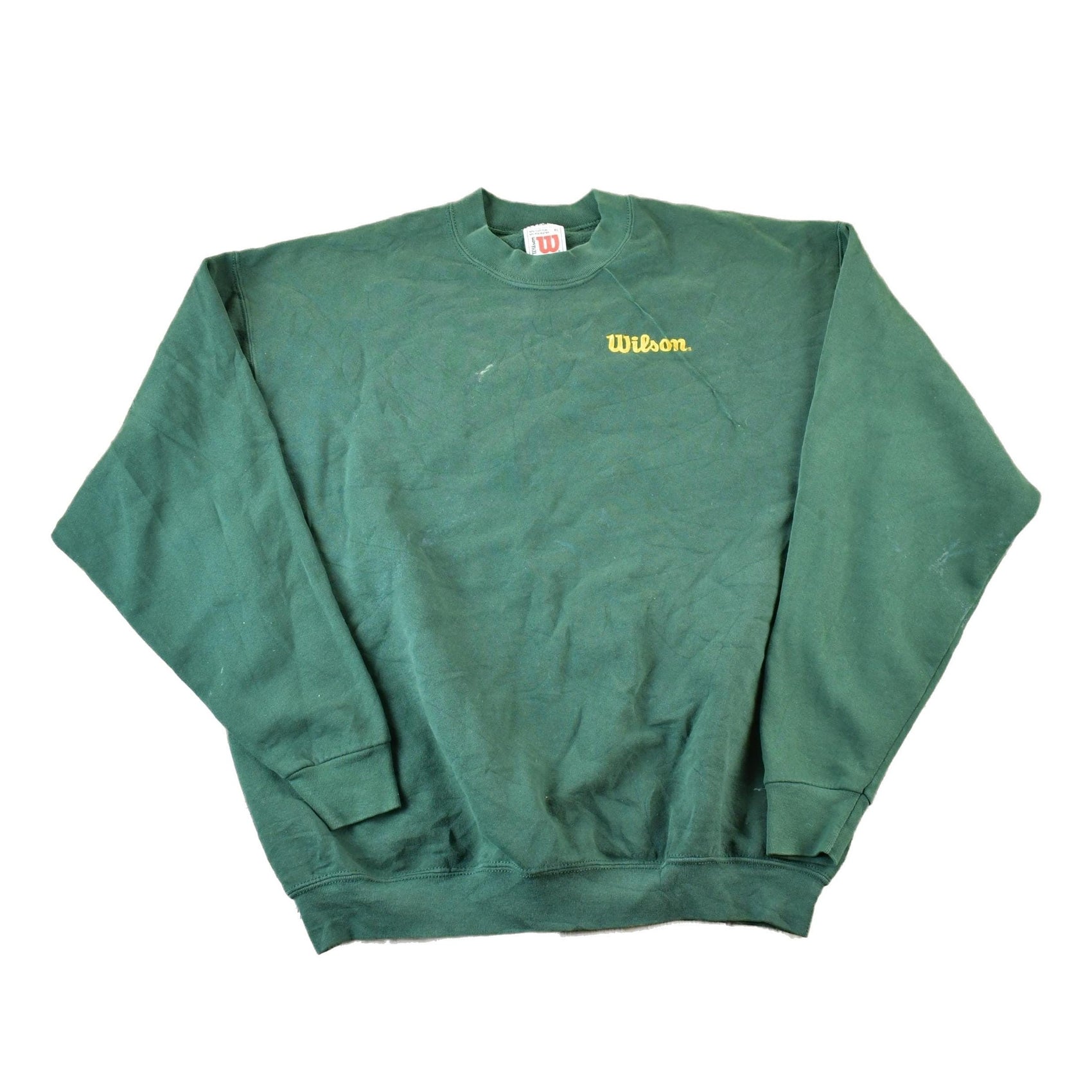 Vintage 1990s Wilson Souvenir Embroidered Crewneck Sweatshirt Made In USA Men's XL from propervintagecanada