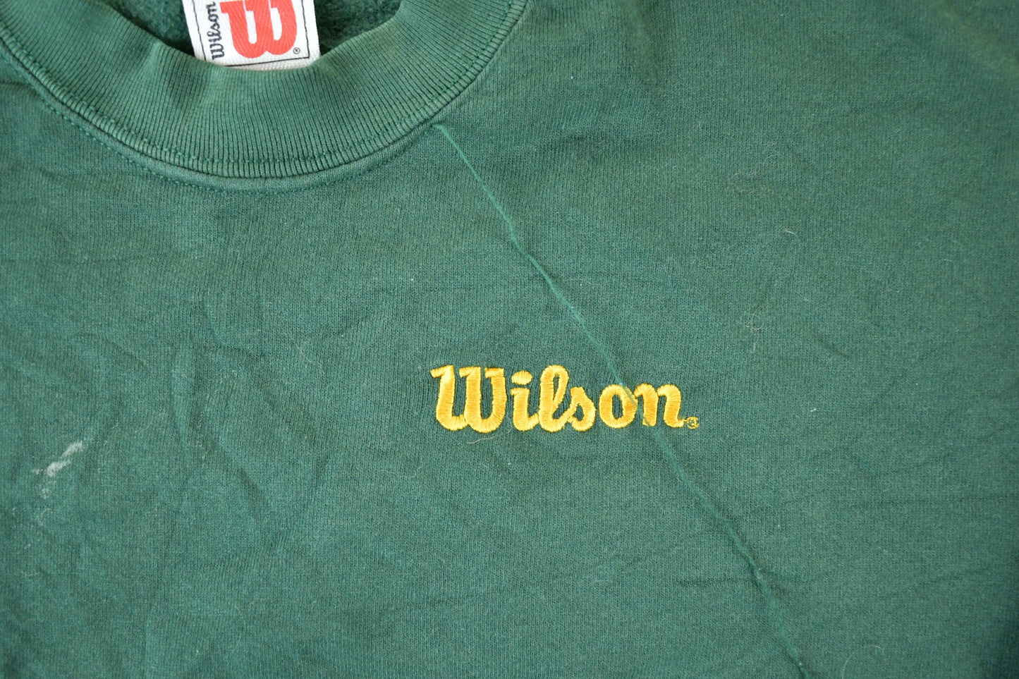 Vintage 1990s Wilson Souvenir Embroidered Crewneck Sweatshirt Made In USA Men's XL from propervintagecanada