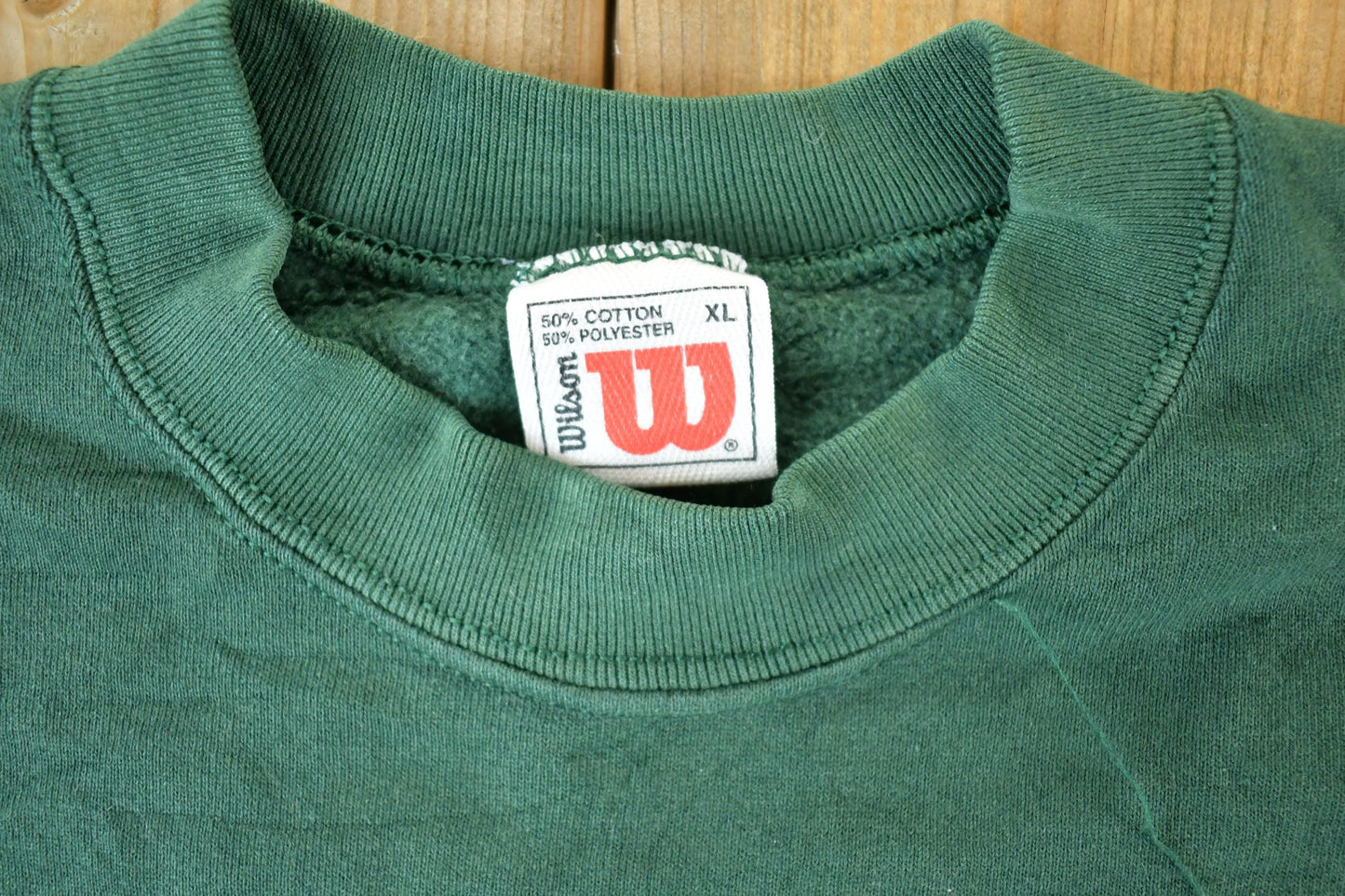 Vintage 1990s Wilson Souvenir Embroidered Crewneck Sweatshirt Made In USA Men's XL from propervintagecanada