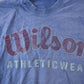Vintage 1990s Wilson Souvenir Single Stitch Graphic Print T-Shirt Men's 2XL from propervintagecanada