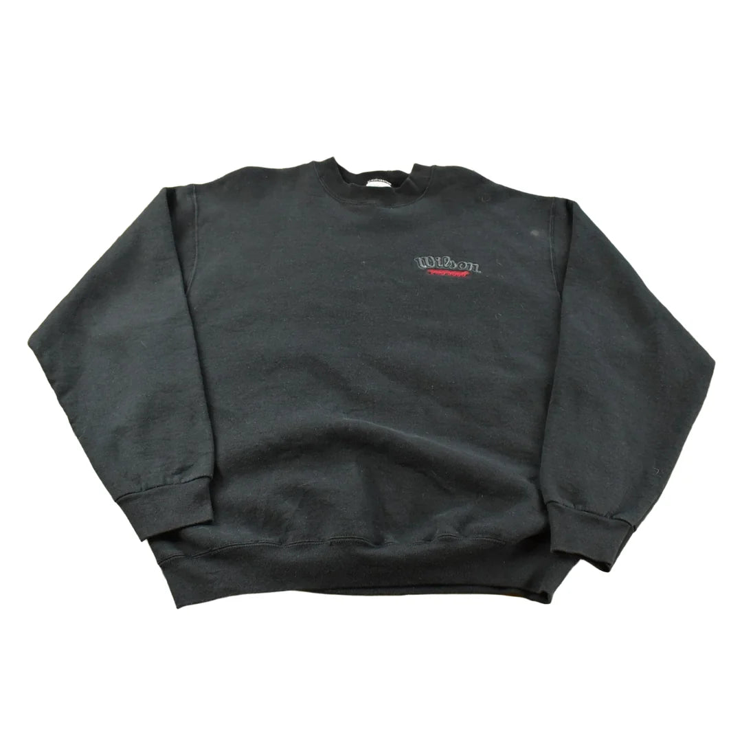 Vintage 1990s Wilson Streetwear Crewneck Sweatshirt Sun Faded Men's XL from propervintagecanada