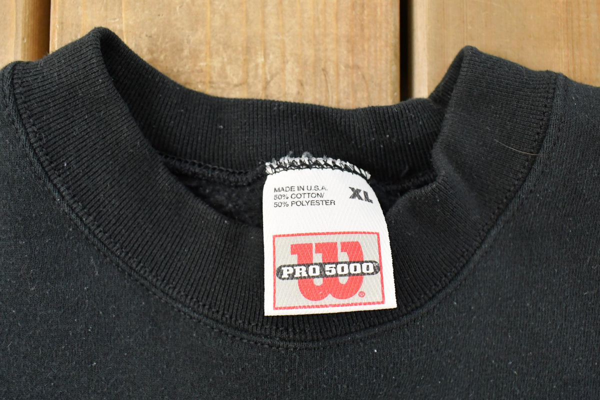 Vintage 1990s Wilson Streetwear Crewneck Sweatshirt Sun Faded Men's XL from propervintagecanada