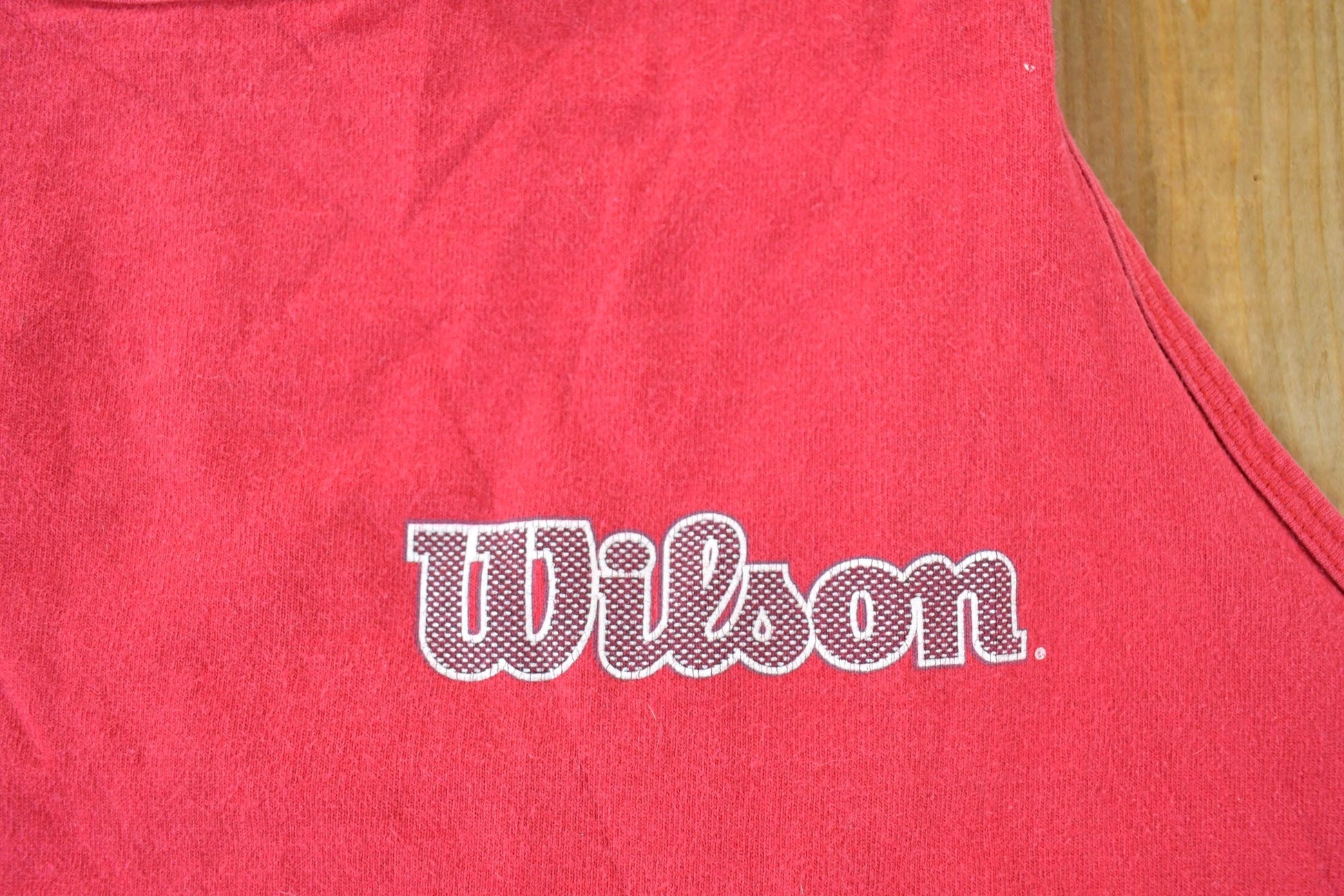 Vintage 1990s Wilson Tank Top Souvenir Sports Single Stitch Graphic Print Tank Men's XL from propervintagecanada