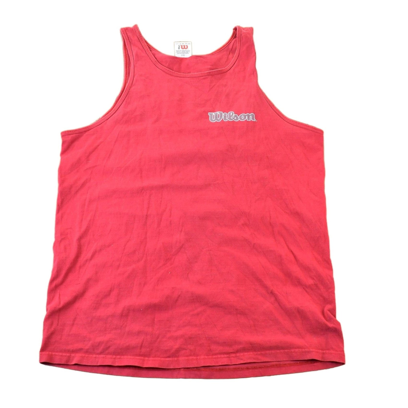 Vintage 1990s Wilson Tank Top Souvenir Sports Single Stitch Graphic Print Tank Men's XL from propervintagecanada
