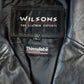 Vintage 1990s Wilson Thinsulate Motorcycle Leather Biker Jacket Adult Large Men's Small from propervintagecanada