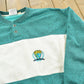 Vintage 1990s Wilson University Embroidered Henley Collar Sweatshirt Men's L from propervintagecanada