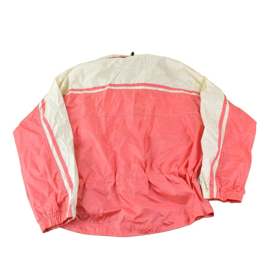 Vintage 1990s Wilson Women's Pink Windbreaker Jacket Women's L from propervintagecanada