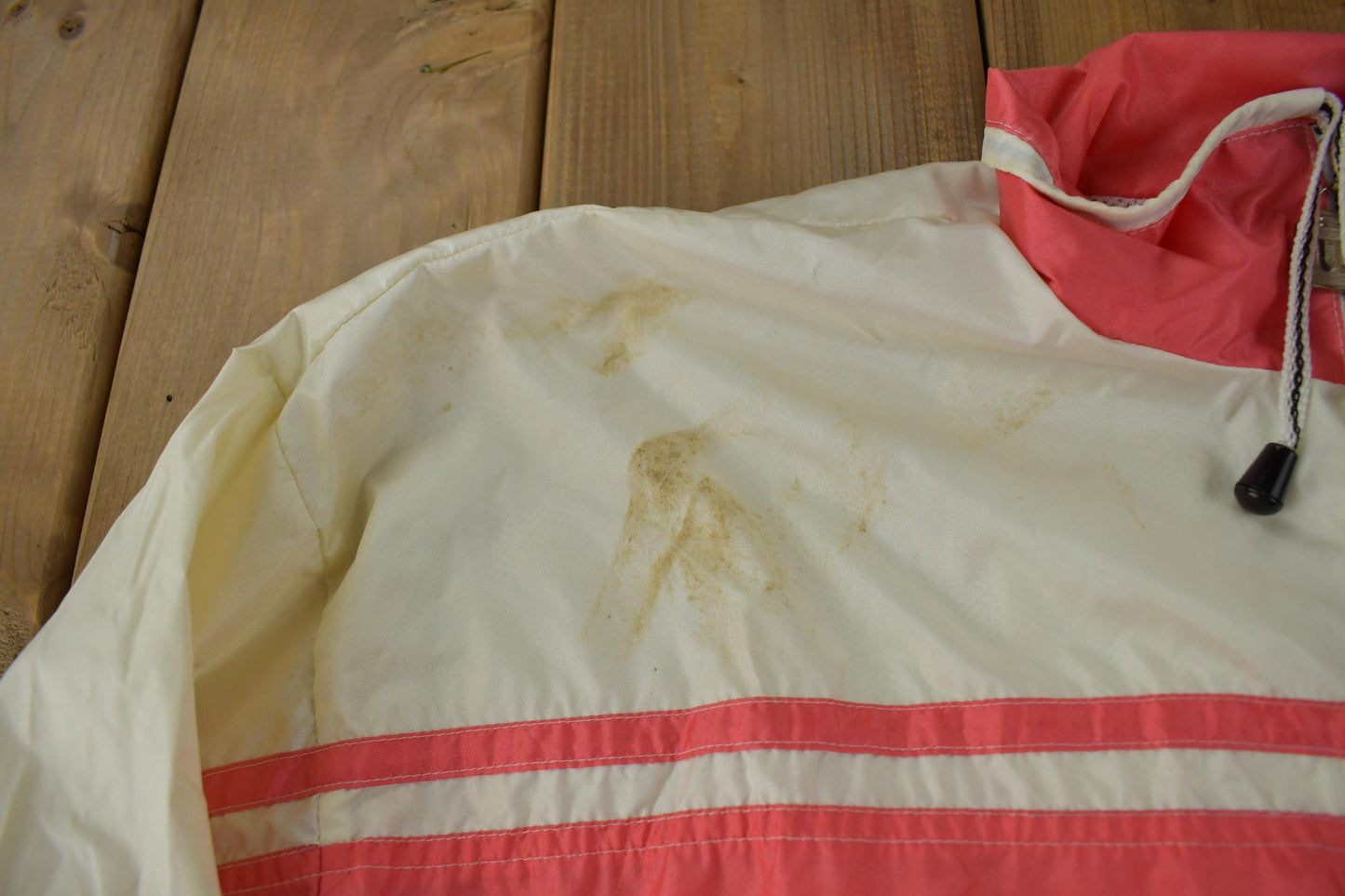 Vintage 1990s Wilson Women's Pink Windbreaker Jacket Women's L from propervintagecanada
