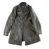 Vintage 1990s Wilsons Leather Trench Coat Women&