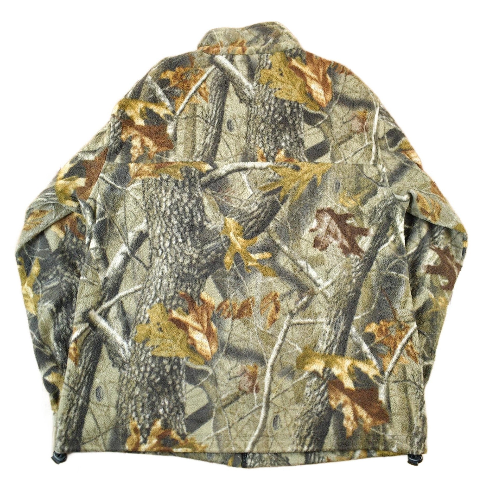 Vintage 1990s Winchester Tree Camo Zip Up Fleece Sweater Jacket Men's Large from propervintagecanada